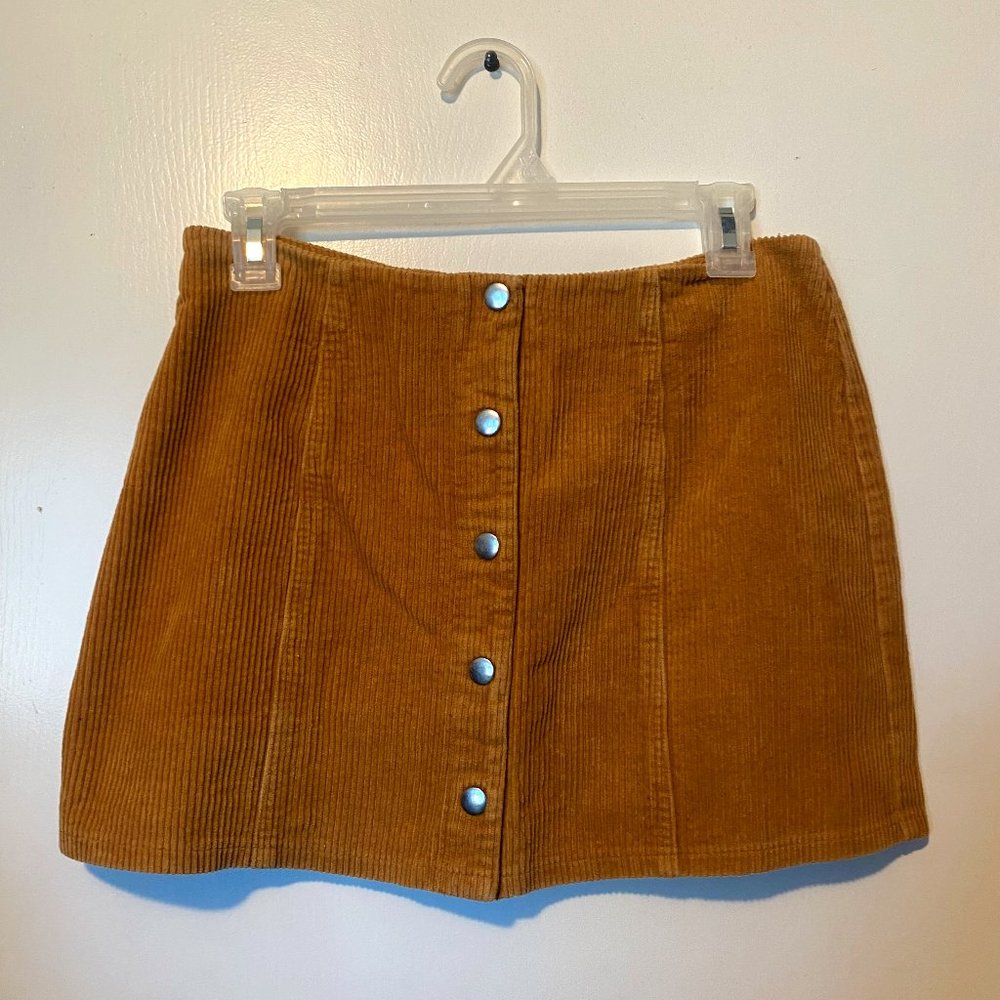 Corduroy Mini Skirt